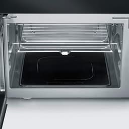 Magnetron met grill - Keramische bodem - Snel eten bereiden - Multifunctioneel apparaat - 25 Liter capaciteit - Roestvrij staal — thumbnail 2
