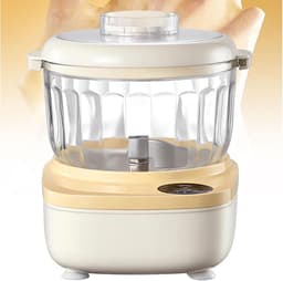 Deegmixer - Kneedmachine Keuken - Zelf Deeg Maken - Zuignap Basis Stabiliteit - 2 liter inhoud - Wit — thumbnail 1