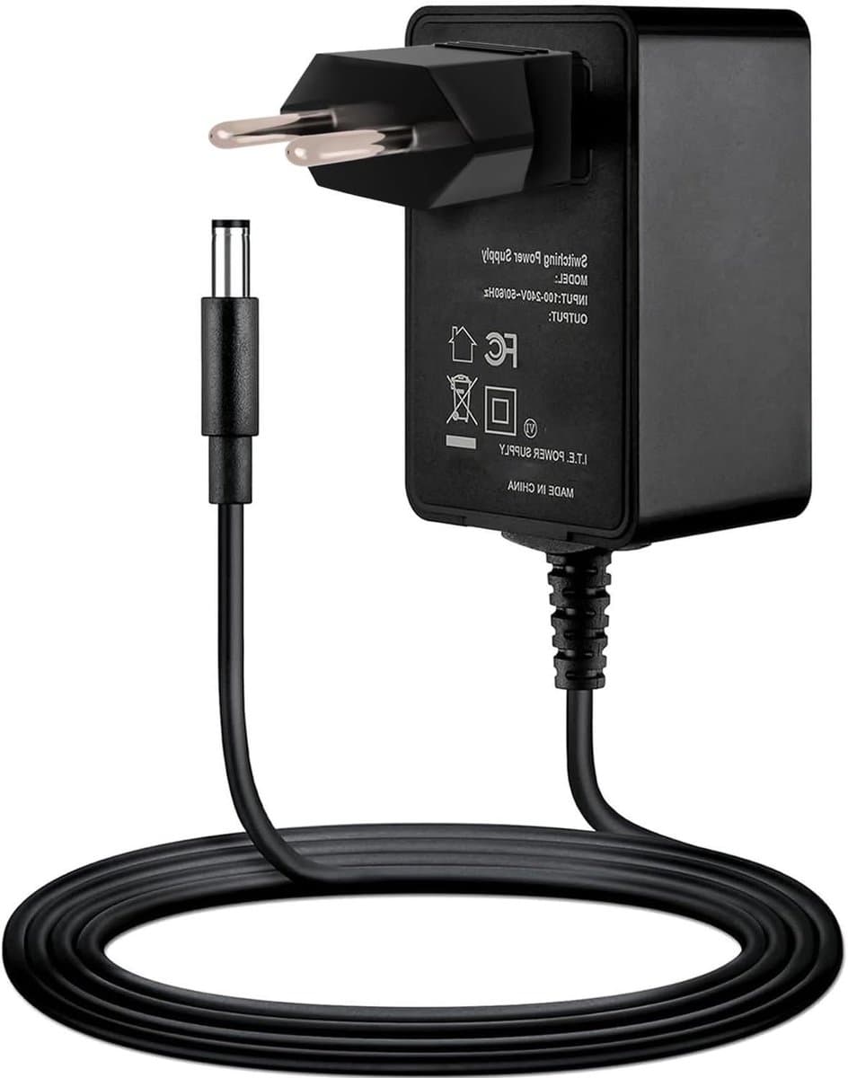 AC Adapter Oplader - Stroomkabel EU - Externe Schijf Voeden - Universele Ingang - 100-240V - Zwart — afbeelding 1