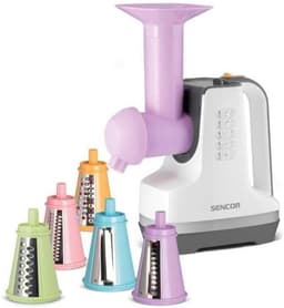 Keukenmachine - Snijmachine Rasper - Groente Fruit Snijden - 5 Interne Accessoires - 150 Watt - Wit — thumbnail 5
