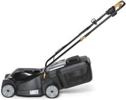 Elektrische Grasmaaier - Snoer Grasmaaier - Gazon Onderhoud - Compact Duwmodel - 32 cm Snijbreedte - Grijs — thumbnail 4