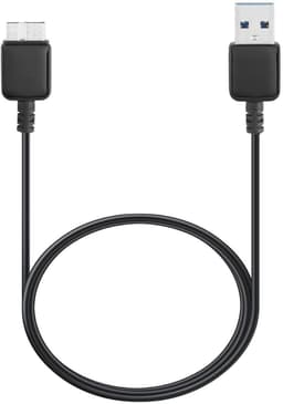 USB 3.0 Kabel - Externe Harde Schijf Kabel - Data Overzetten - Supersnelle Overdracht - 09 m - Zwart — thumbnail 4