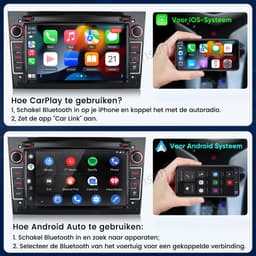 Hexinex - Autoradio - Geschikt Voor Opel Meriva Corsa C D Astra G H - 2+64GB Carplay FM RDS — thumbnail 2