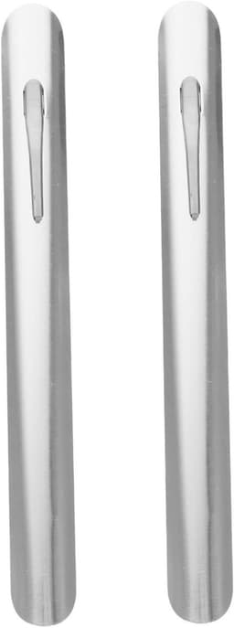 Kruimelschraper RVS - Tafelveger Kruimels - Snel Opruimen - Met Clip - 15 cm - Zilver — thumbnail 1