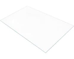 Glazen plank - Koelkast vriezer onderdeel - Koeling organiseren - Gelijk aan onderdeelnummer - 472 x 287 mm - Transparant