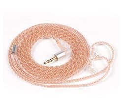 Oortelefoon Upgrade Kabel - Vervangende Hoofdtelefoon Kabel - Geluidskwaliteit Verbeteren - 4 Kern Zuiver Koper - 3.5mm Plug - Geel