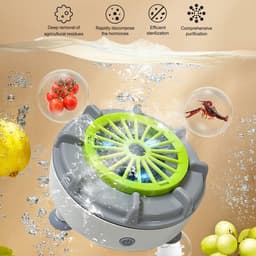 Golden crown - Fruit Groente Wasmachine - Diep reinigend - USB apparaat - Purifier voor groenten en fruit - Verlengt bewaartijd - Geschikt voor vlees — thumbnail 4