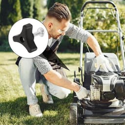Grasmaaier handvat bouten - set van 4 - driehoek handvat knop moer schroef — thumbnail 4