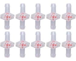 Checkklep 1-Weg PP met Waterstopmembrane - Transparante Plastic Slang voor Luchtinlaat en Voeding (5mm) - Duurzaam en Efficiënt
