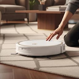 AG6000 Robotstofzuiger met Dweilfunctie – Robotstofzuiger met App & Afstandsbediening – Sterke Zuigkracht – Geschikt voor Huisdierenharen – Automatisch Oplaadstation – 120 Min Accu – Dweilrobot & Robotstofzuiger – Navigatie – 2500mAh – White Gold — thumbnail 12
