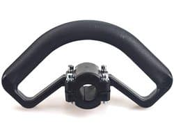 Zachte Sponshandgreep voor Grasmaaier-bosmaaier - Eenvoudige Installatie - Antislip Comfort - Diameter van 26 Mm - Vermindert Trillingen - Zwart .