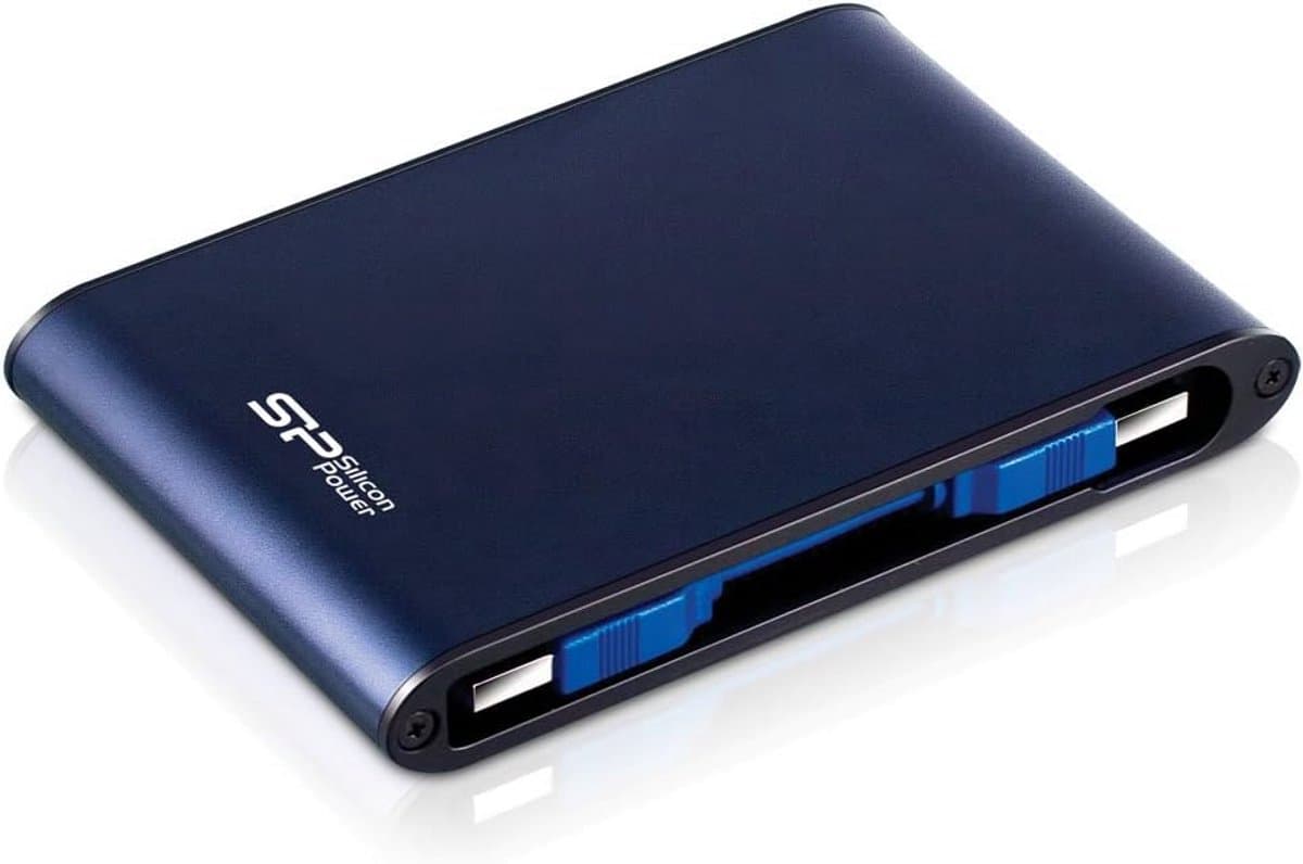 Externe Harde Schijf - Opslagstation - Bestanden Opslaan - Waterdicht en Stofdicht - 2TB - Blauw — afbeelding 1