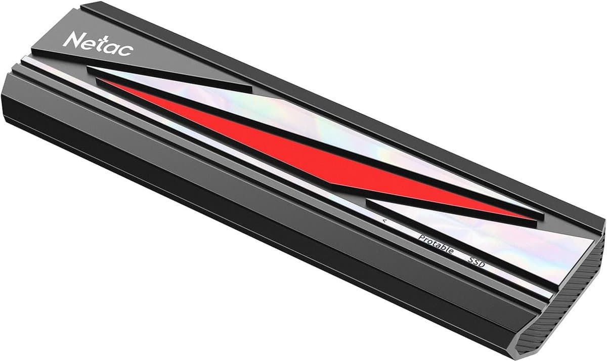 Externe SSD - Draagbare Opslag - Snelle Data Transfer - USB 3.2 Gen 2x2 - 2TB - Zwart — afbeelding 1