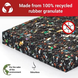 Anti Trillingsmat Wasmachine - en Wasdroger - Geluidsdempende Antislip Mat - Rubber Mat Trillingsdempers - Trillingsdempers wasmachine – Extra dik - Voetjes wasmachine & droger - Wasmachine demper – Anti trillings - vibratie - dempers pads – Antislip — thumbnail 4