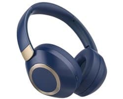 StayPowered Draadloze Hoofdtelefoon - 50 Uur Playtime Voor Onbeperkt Luisterplezier - Diepe Bassen - Opvouwbaar Ontwerp - Bluetooth 5.3 - Ingebouwde Microfoon - Ergonomische Pasvorm - Blauw - Levering Sneller Dan Aangegeven!
