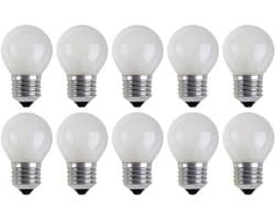 Druppellampen 10 Stuks Mat E27 40W Dimbaar Warm Wit voor Buiten