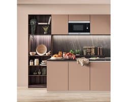 Hotpoint MF20G IX HA.1 Zwart, Roestvrijstaal Grill-magnetron Ingebouwd 20 l 800 W
