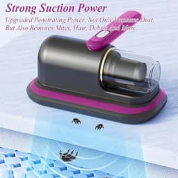Bed Vacuum Cleaner with UV Light Handheld Cordless Technology — thumbnail 4