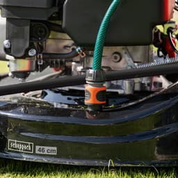 Scheppach MS150-46E Benzine grasmaaier - 150cc - 9PK - 46cm maaibreedte - in maaihoogtes instelbaar: 25-75mm - 55L opvangbak (met accu) — thumbnail 4