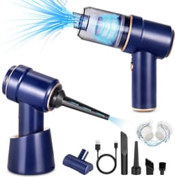 Handstofzuiger Draadloos - Auto Stofzuiger - Blauw — thumbnail 1