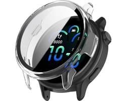 Strap-it Hard case hoesje met screenprotector - geschikt voor de Garmin Vivoactive 6 (transparant)