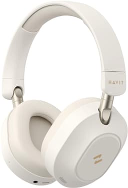 Havit H668BT Hoofdtelefoons Draadloos Hoofdband Muziek/Voor elke dag USB Type-C Bluetooth Beige — thumbnail 1