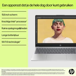 HP 15-fd0671nd Intel® Core™ i7 i7-1355U Laptop 39,6 cm (15.6") Full HD 16 GB DDR4-SDRAM 512 GB SSD Wi-Fi 6 (802.11ax) Windows 11 Home Zilver — thumbnail 2
