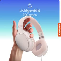Xssive Koptelefoon Draadloos - Bluetooth 5.3 - Lange Batterijduur - Volledig Draadloze Hoofdtelefoon - Rose Goud — thumbnail 5