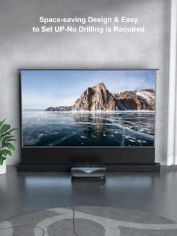 AWOL Vision vloer opstijgend home cinema ALR scherm, 120. — thumbnail 4