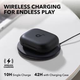 soundcore AeroFit 2 van Anker - Open-ear hoofdtelefoon - Aanpasbare oorhaak - Stevige grip - Diepe bas - Hi-Res draadloze audio - 42 uur speeltijd - Bluetooth 5.4 - Draadloos opladen - IP55 - Heldere oproepen — thumbnail 2