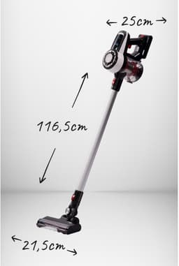 Adler AD 7048 - Steelstofzuiger - Draadloos - 350W Borstelloze motor - 18.000 Pa - HEPA-filter — thumbnail 5