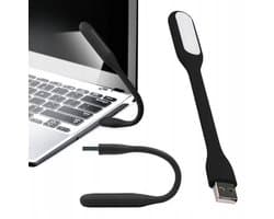 Flexibele USB LED Lamp I Draagbare USB LED-leeslamp I USB Licht I Laptop Leeslamp I Leeslicht I Zwart