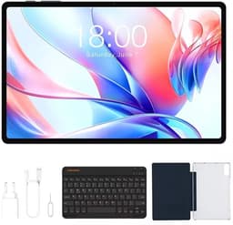 Teclast P50AI Android Tablet 11 inch 90Hz scherm AllWinner A733-AI octa-core (6GB + 10GB) Max. 16GB RAM 128GB LPDDR5 Wifi-6 7000mAh batterij AI tablet PC - Tablet With Case and KB — thumbnail 1