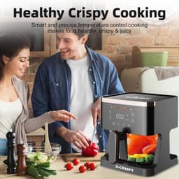 APSARAS glazen heteluchtfriteuse - Inhoud 5,7 l - Transparante kom - Voor convectie, grillen, stomen en braden — thumbnail 2