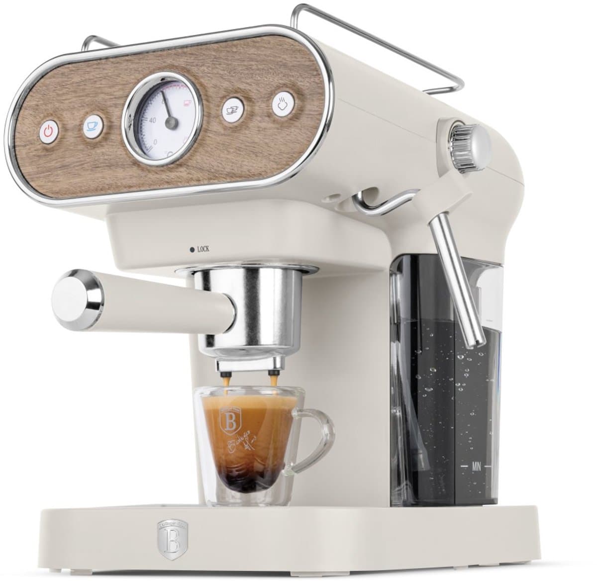 3-in-1 digitaal koffiezetapparaat met hendel uit de Sahara-collectie — afbeelding 1