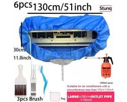 Stunq® Airconditioning Reinigingsset voor Grote Units (24000-36000 BTU)