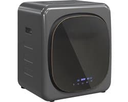 HOMCOM Wasdroger Roestvrij staal, ABS 48L x 40B x 56H cm Grijs