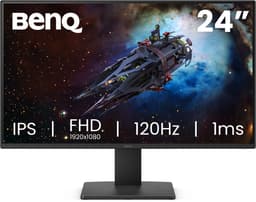BenQ GW2491P Monitor met Speakers - 24 Inch Full HD IPS Scherm - 120Hz - 1ms MPRT - Eye Care - DisplayPort & HDMI — thumbnail 1