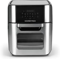 Heteluchtfriteuse oven - XXL-airfryer - Vetarm bereiden - Met draaispit - 12 Liter - Zilver — thumbnail 1