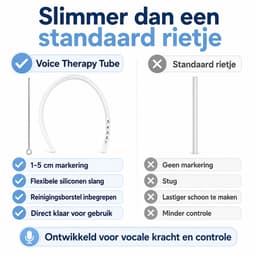 Twenty4seven® Zangslang Siliconen 35cm - Zang Rietje voor Stemtraining - Lax Vox Slang Alternatief - Bubbelen Stemmethode voor Zangers & Logopedie - Inclusief Handleiding — thumbnail 3