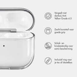 imoshion Clear Softcase voor - Hoesje geschikt voor AirPods Pro 2 / Pro 2 (2022) - Smokey Black — thumbnail 2