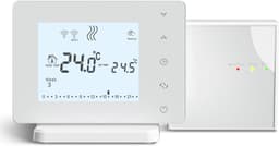 Slimme thermostaat voor vloerverwarming op waterbasis en gasboiler, RF & WiFi, draadloos, programmeerbare kamerthermostaat, compatibel met -app en spraakbesturing — thumbnail 1