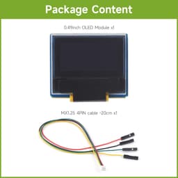 OLED-displaymodule - 0,49 inch - 64x32 - I2C — thumbnail 2