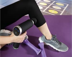 SnelShoppen - Massage gun voor spiermassage, Elektrische massager LX-013, Draagbaar, Lichtgewicht, Stil, Krachtig, Diepe weefselmassage, Voor thuis, K — thumbnail 4