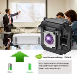 Beamer Reservelamp voor voor Projector lamp — thumbnail 2