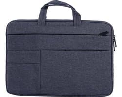 MoKo H621 Laptop Schoudertas opbergvakken 13.3 inch Notebook Tas - Hoes Multipurpose voor MacBook Air, MacBook Pro Retina, 13,5" Microsoft Surface Book, XPS 13 - donkergrijs