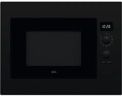 AEG OS5CM34MB 5000 serie Inbouwmagnetron - 34 liter - Hete lucht en grillfunctie - Mat zwart — thumbnail 1