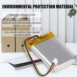 Reservebatterij voor hoofdtelefoon en muis - 650 mAh 3,7 V - compatibel met Momentum 2.0 3.0 - HD 4.40 4.50 - Urbanite XL - Aerox 9 5 - lange levensduur — thumbnail 2