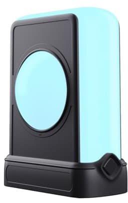 Kristallen Hoofdtelefoonstandaard 3-in-1 Multiport Dock met 10 Lichtmodi — thumbnail 1