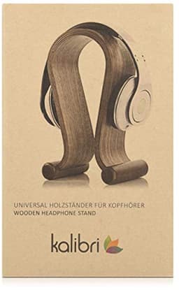 Houten Hoofdtelefoonstandaard - Universele Stand voor Hoofdtelefoons van Bamboehout — thumbnail 4